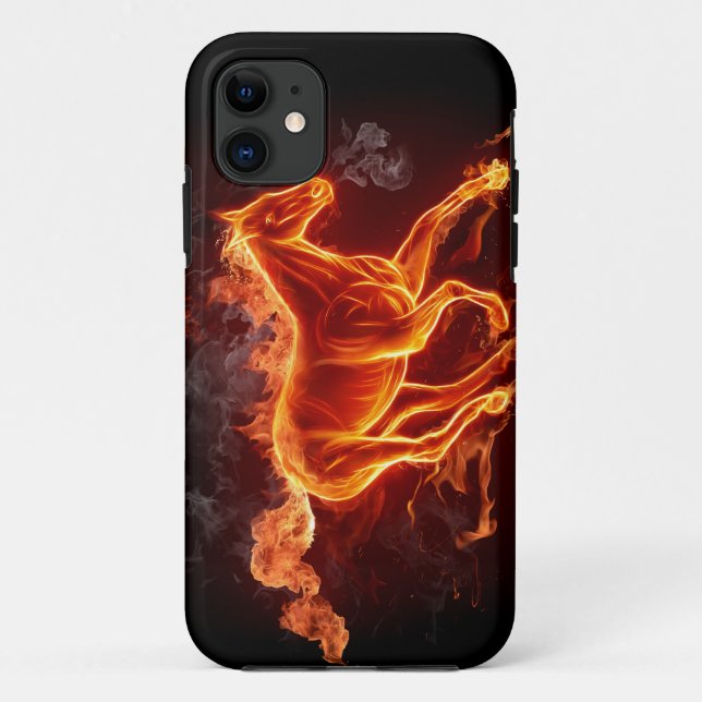 IPHONE5 FIRE HORSE CASE COVER (Back)