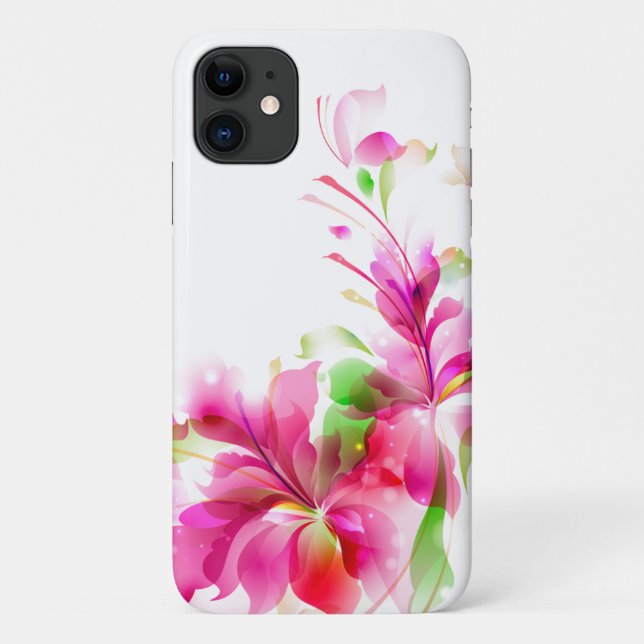 iPhone 11 Case-Tropical Floral  Case-Mate iPhone Case (Back)