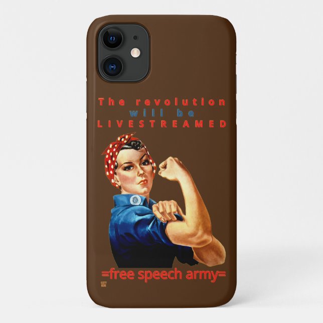 iPhone 11 phone case   "THE REVOLUTION..." (Back)