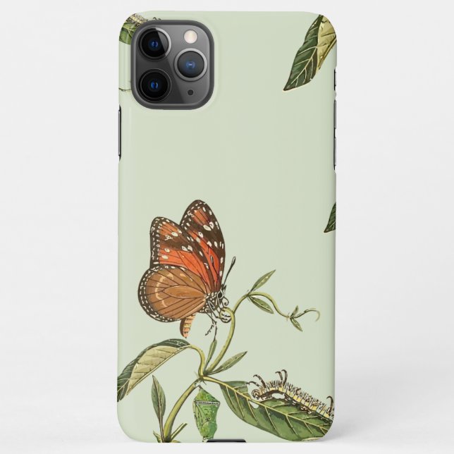 Iphone 11 Pro Max Butterfly Phone Case Cover  (Back)