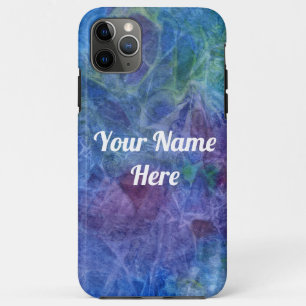 iPhone 11 Pro Max case abstract cosmos blue purple