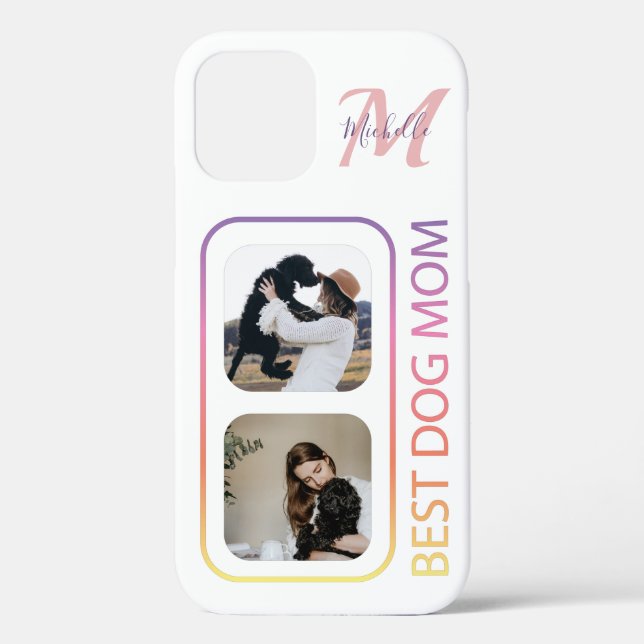 iPhone 12 Photo Template Best Dog Mum  Case-Mate iPhone Case (Back)