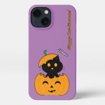 iPhone 13 Adjustable Funda, Brilliant Cat-lloween