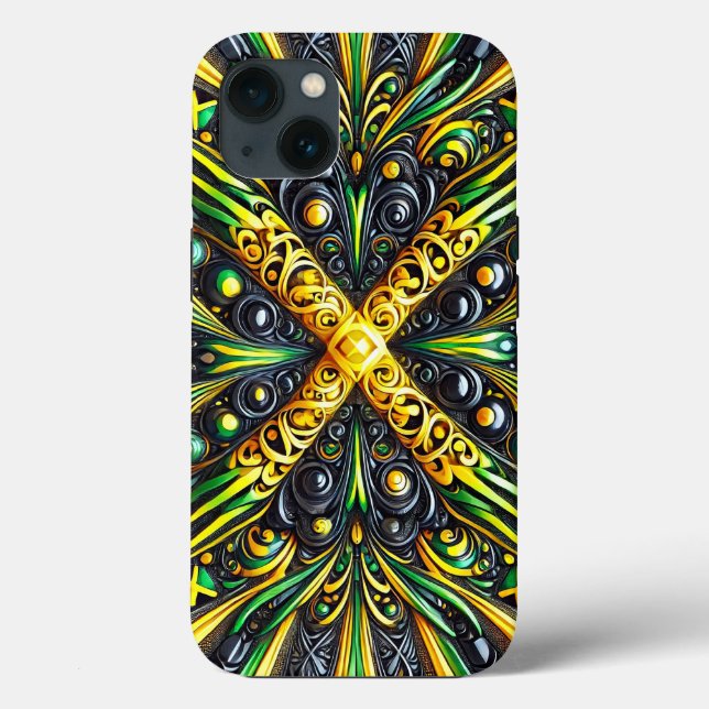 iPhone 13 Case-Mate with Jamaican Colours Case (Back)