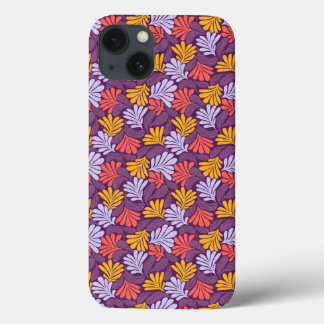 iPhone 13 Case with Retro Floral Pattern
