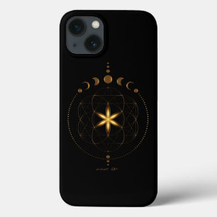 iPhone 13 Cases Sacred Geometry, flower of life