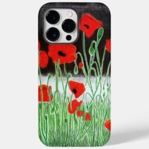 Iphone, 13 Iphone case, Poppies phone case, Nature Case-Mate iPhone 14 Pro Max Case