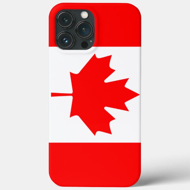 IPhone 13 Pro Max, Cell Case, Canada Flag Logo Case-Mate iPhone Case (Back)