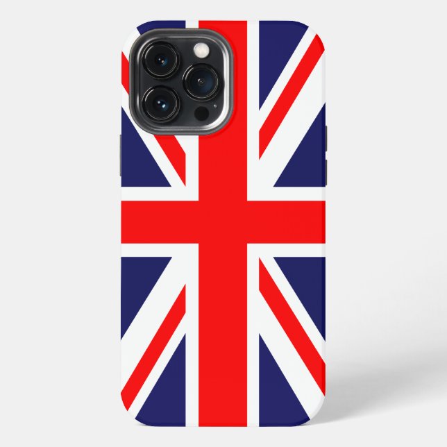 iPhone 13 Pro Max Cell Case, Union Jack Case (Back)