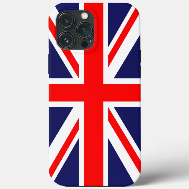 iPhone 13 Pro Max Cell Case Union Jack Flag (Back)