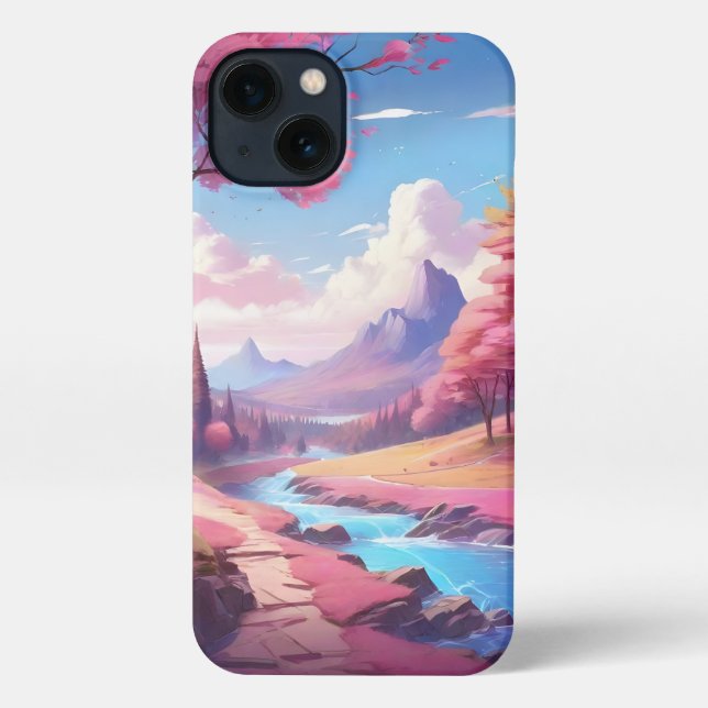 iPhone 13 Slim Fit Case, Glossy iPhone Case (Back)