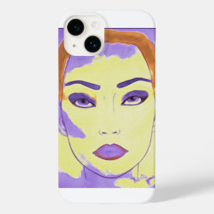 iPhone 14 Case Art Deco Women Painting Style