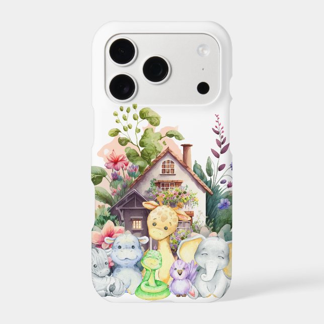 Iphone 14 Case | Cute Baby Animals (Back)