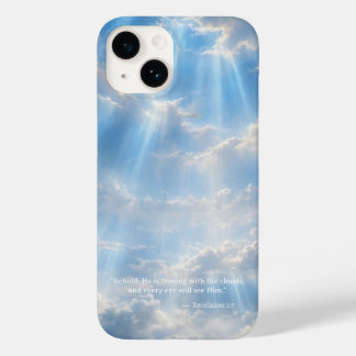 iPhone 14 Case • Luminous Clouds with Scripture