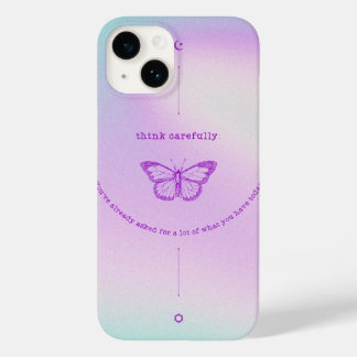 iPhone 14 Case - Reflective Butterfly 