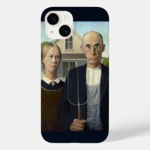 iPhone 14 Case with American Gothic Print