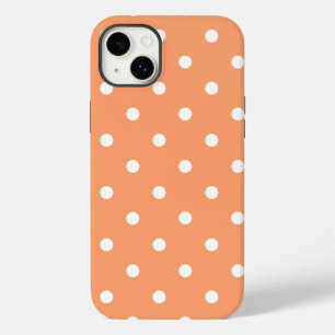 iPhone 14 Plus tough case orange dot