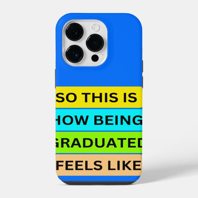 iPhone 14 pro light blue case SO_THIS_IS_HOW_BEING (Back)