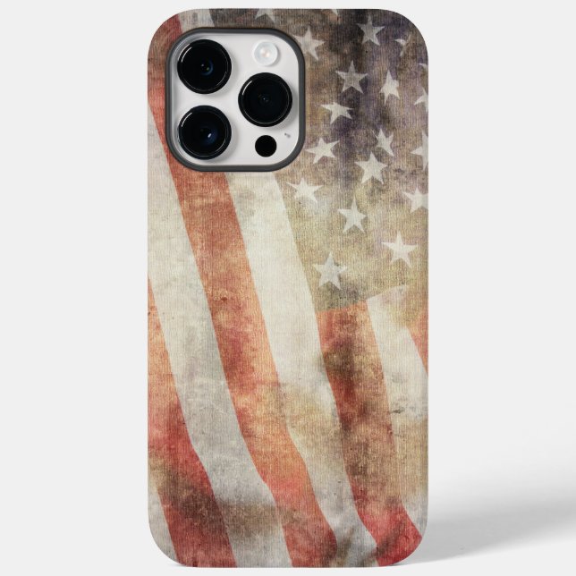 iPhone 14 Pro Max Cases with American flag motifs (Back)