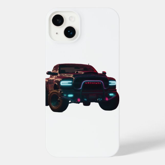 iPhone 14 shell Dodge TRX Neon Truck Case (Back)