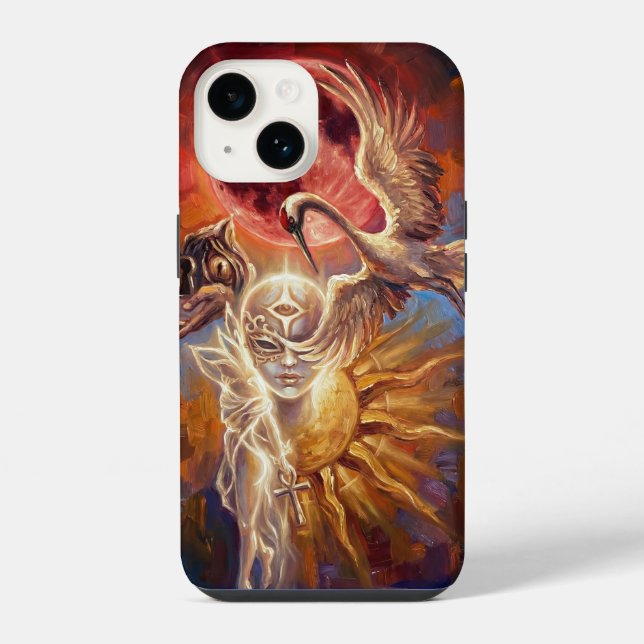 iPhone 14 Tough Case, Glossy iPhone Case (Back)