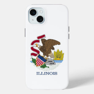 iPhone 15 Plus Case-Mate, Illinois flag iPhone 15 Mini Case