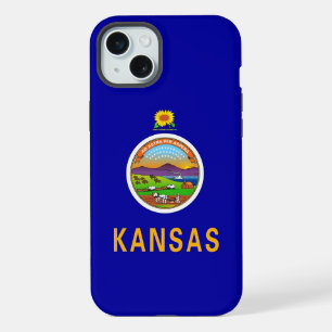 iPhone 15 Plus Case-Mate, Kansas flag Case