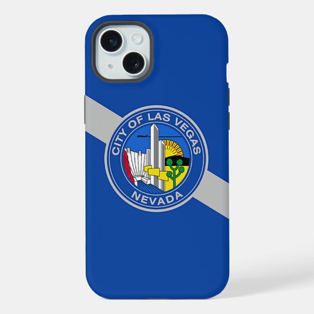 iPhone 15 Plus Case-Mate, Las Vegas flag Case (Back)