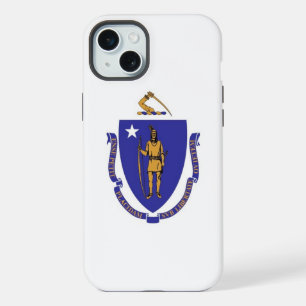 iPhone 15 Plus Case-Mate, Massachusetts flag Case