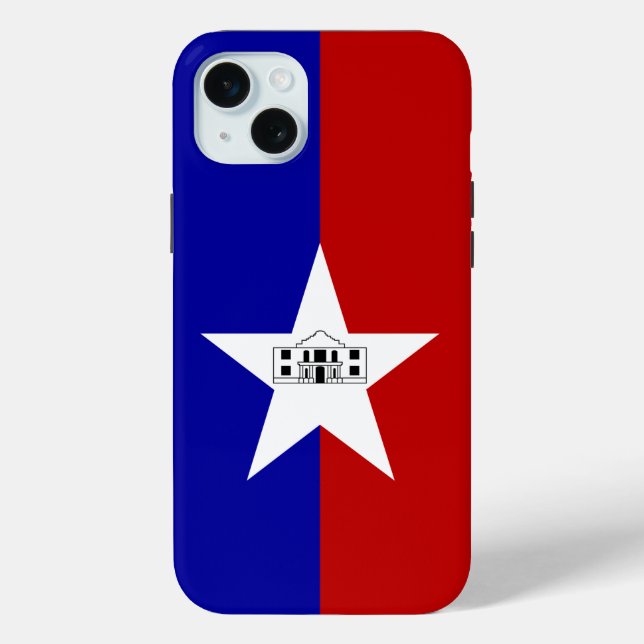 iPhone 15 Plus Case-Mate, San Antonio flag Case-Mate iPhone Case (Back)