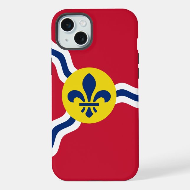 iPhone 15 Plus Case-Mate, St. Louis flag Case (Back)