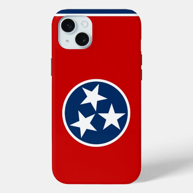 iPhone 15 Plus Case-Mate, Tennessee flag Case-Mate iPhone Case (Back)