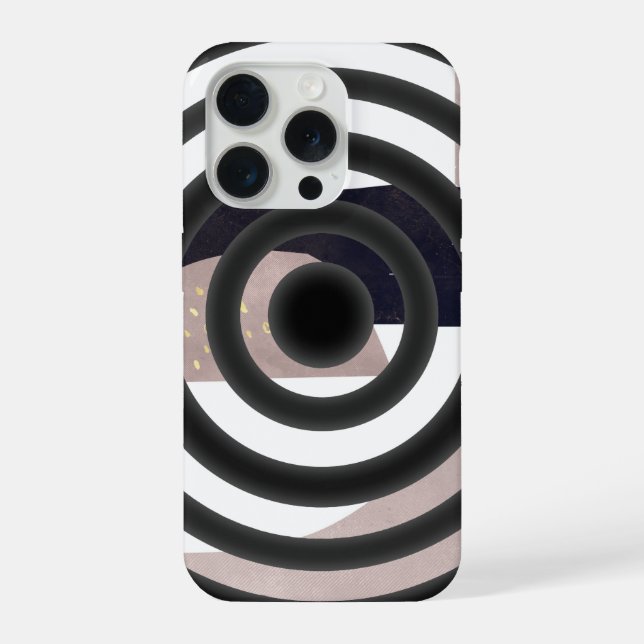 iphone 15 pro abstract design case (Back)