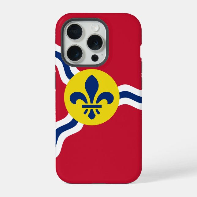 iPhone 15 Pro Case-Mate, St. Louis flag Case (Back)