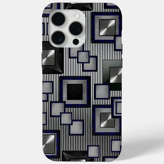 iPhone 15 pro max case best cube colour pattern (Back)