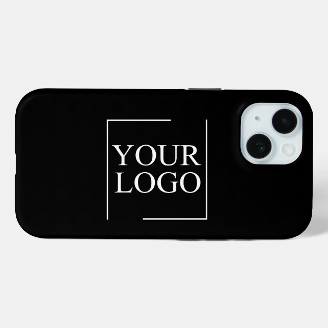 Iphone 15 Pro Max Case Personalised Custom LOGO (Back (Horizontal))