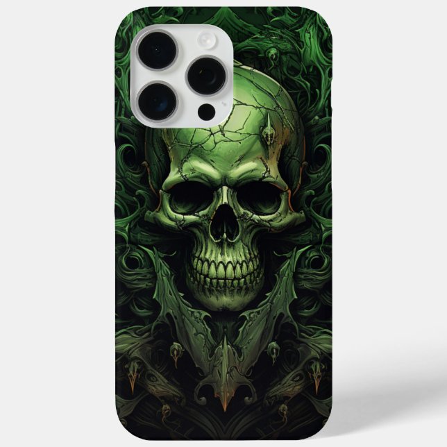 iPhone 15 Pro Max Cases -Skull 3 (Back)