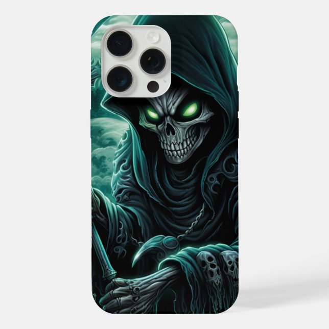 iPhone 15 Pro Max Cases -Skull 7 (Back)