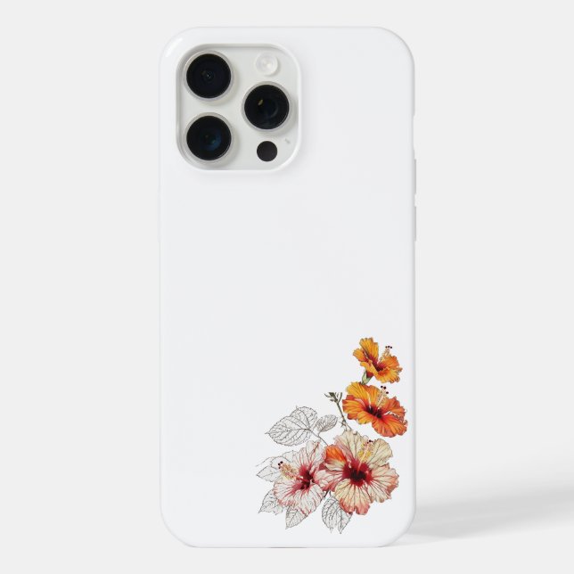iPhone 15 Pro Max flower case (Back)