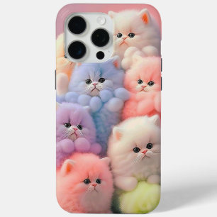 iPhone 15Pro Max case teddy cats colourful 