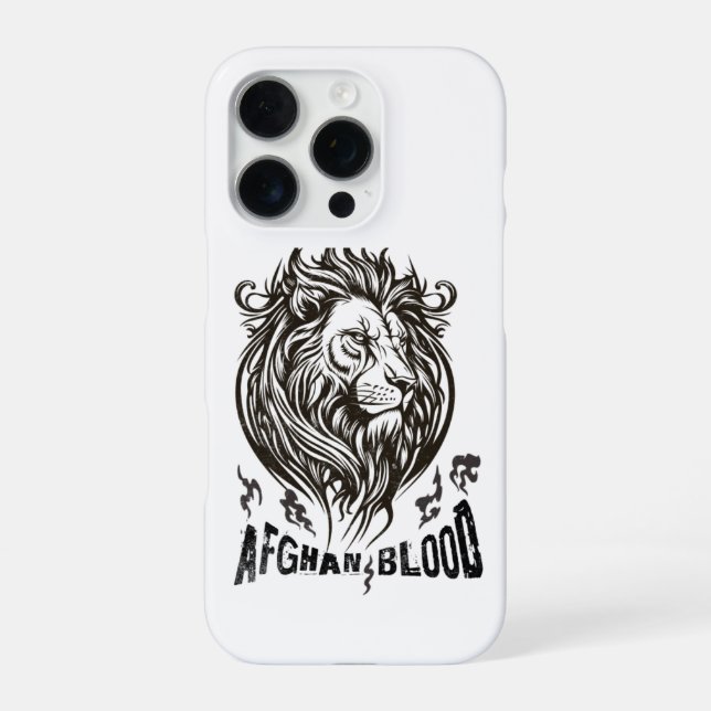  iPhone 16 Case Afghan Blood Lion (Back)