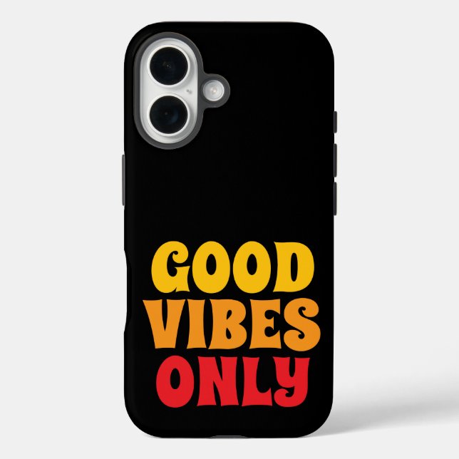 iPhone 16 case good vibes only (Back)
