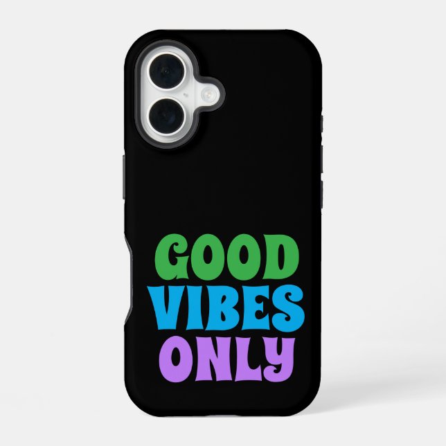 iPhone 16 case good vibes only (Back)