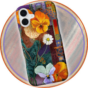 iPHONE 16 CASE & more - Colourful Floral Design