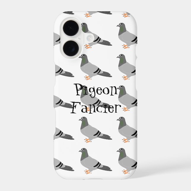 iPhone 16 Case Pigeon Design (Back)