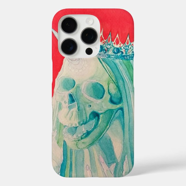 iphone 16 case Red Fury original art (Back)