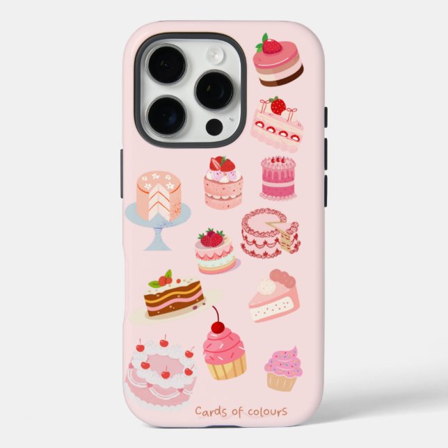 iPhone 16 pro case cake design  (Back)