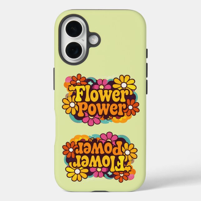 iPhone 16 Pro Cases | Electronics | Retro Floral (Back)