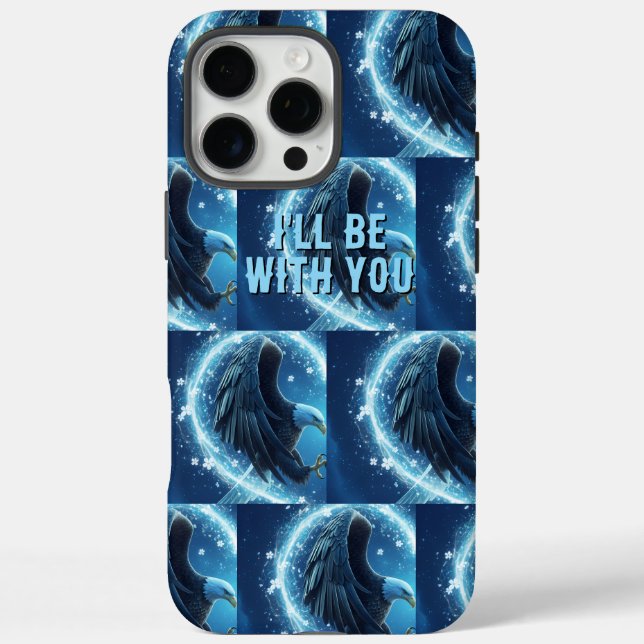 iPhone 16 Pro Max Case Bald Eagle Heart Love 1 (Back)