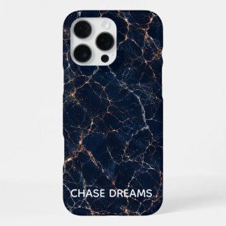 iPhone 16 Pro Max Case: Custom Name Marble Art Case